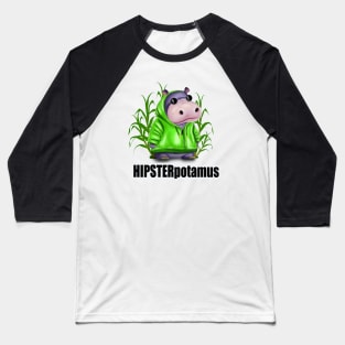 HIPSTERpotamus Baseball T-Shirt